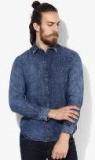 Pepe Jeans Blue Washed Regular Fit Denim Shirt Men