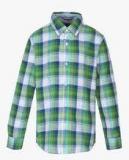 Pepe Jeans Green Regular Fit Casual Shirt Boys