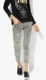 Pepe Jeans Grey Washed Mid Rise Skinny Jeans women