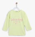 Pepe Jeans Light Yellow Round Neck T Shirt Girls