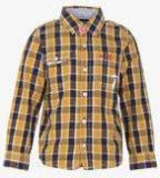 Pepe Jeans Mustard Yellow Casual Shirt Boys