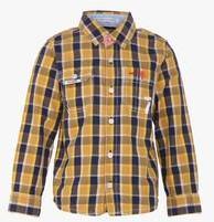 Pepe Jeans Mustard Yellow Casual Shirt boys