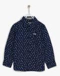 Pepe Jeans Navy Blue Regular Fit Shirt Boys