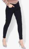 Pepe Jeans Navy Blue Skinny Fit Mid Rise Clean Look Jeans Women