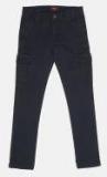 Pepe Jeans Navy Blue Slim Fit Cargos Boys