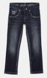 Pepe Jeans Navy Blue Slim Fit Low Rise Clean Look Stretchable Jeans Boys