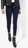 Pepe Jeans Navy Blue Solid Jeggings women