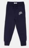 Pepe Jeans Navy Blue Solid Joggers Boys