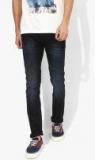 Pepe Jeans Navy Blue Washed Low Rise Skinny Fit Jeans Men