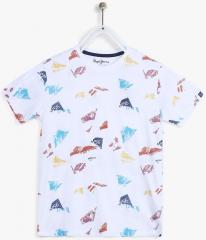 Pepe Jeans White Regular Fit T Shirt boys