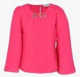 Peppermint Fuchsia Casual Top Girls