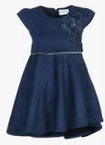 Peppermint Navy Blue Party Dress girls