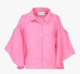 Peppermint Pink Casual Shirt Girls