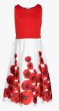 Peppermint Red Casual Dress girls