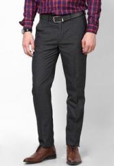 Peter England Black Formal Trouser men