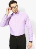 Peter England Lavender Slim Fit Formal Shirt Men