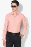 Peter England Orange Regular Fit Formal Shirt Men