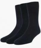 Peter England Solid Navy Blue Pack Of 3 Socks Set Men