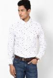 Peter England White Casual Shirt Men