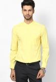 Peter England Yellow Formal Shirt Men