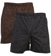 Phosphorus Black & Brown Color 2 Pack Boxers Men