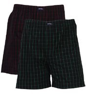 Phosphorus Black Color 2 Pack Boxers Men