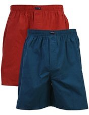 Phosphorus Blue & Red Color 2 Pack Boxers Men