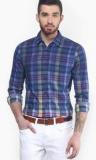 Phosphorus Blue Casual Shirt Men