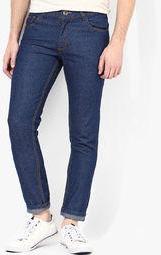 Phosphorus Blue Slim Fit Denim Men