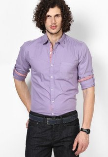 Phosphorus Purple Full Sleeve Casual Shirt men