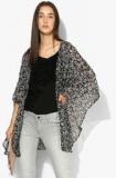 Pink Woman Grey Printed Shrug Women