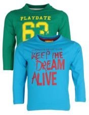 Playdate Green Casual Top Boys