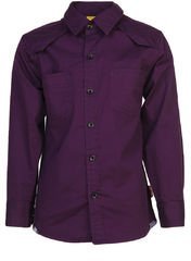 Playdate Purple Casual Shirt boys