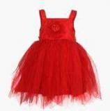 Playdate Red Party Dress Girls