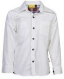 Playdate White Casual Shirt Boys