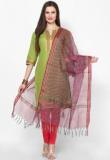 Plume Pink Cotton Dupatta Women