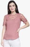 Pluss Mauve Embellished Regular Top Women