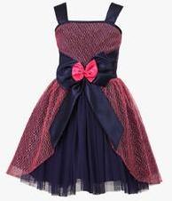 Poco Reina Navy Blue Party Dress girls