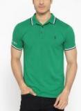 Polo Ralph Lauren Green Solid Polo Collar T Shirt Men