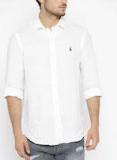 Polo Ralph Lauren White Regular Fit Solid Casual Shirt Men