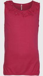 Poppers By Pantaloons Maroon Party Top Girls