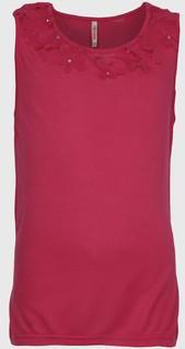 Poppers By Pantaloons Maroon Party Top girls