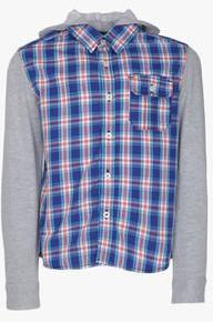 Poppers By Pantaloons Navy Blue Casual Shirt boys