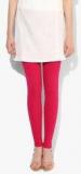 Prestitia Fuchsia Solid Leggings Women