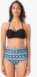 Prettysecrets Black Printed Bikini Women