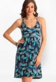 Prettysecrets Blue Printed Beachwear Women