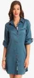 Prettysecrets Blue Solid Sleepwear Women