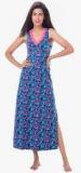 Prettysecrets Multicoloured Printed Gown women