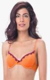 Prettysecrets Orange Solid Bra women