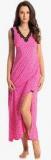 Prettysecrets Pink Printed Gown Women